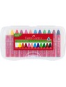 Faber-Castell Wachsmalkreiden 12er JUMBO in Kunststoffbox