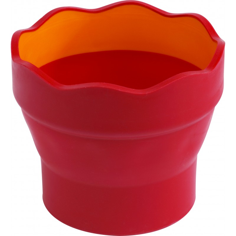 Faber-Castell Wasserbecher CLIC & GO · rot Faber-Castell Wasserbecher CLIC & GO · rot