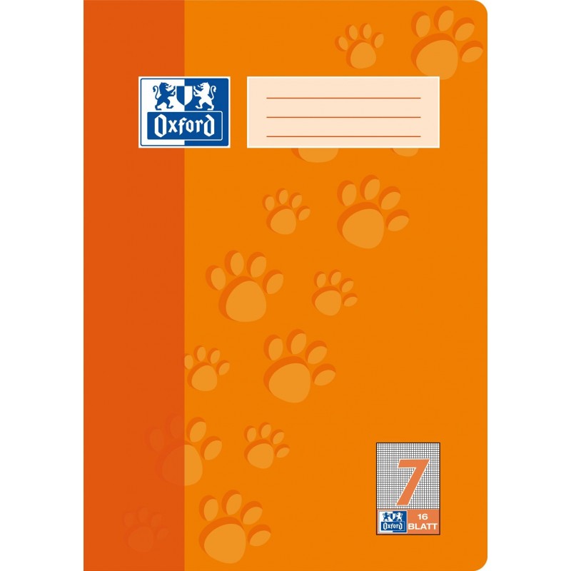 Oxford Schulheft A4 · Lineatur 7 (kariert 7 mm) · 90 g/m² · 16 Blatt Oxford Schulheft A4 · Lineatur 7 (kariert 7 mm) · 90 g/m² · 16 Blatt