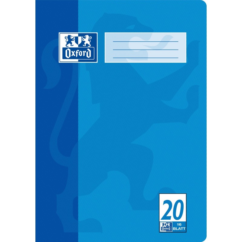 Oxford Schulheft A4 · Lineatur 20 (blanko) · 90 g/m² · 16 Blatt Oxford Schulheft A4 · Lineatur 20 (blanko) · 90 g/m² · 16 Blatt