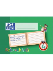Oxford Schreibheft A5 quer · Lineatur 1q · 90 g/m² · 16 Blatt