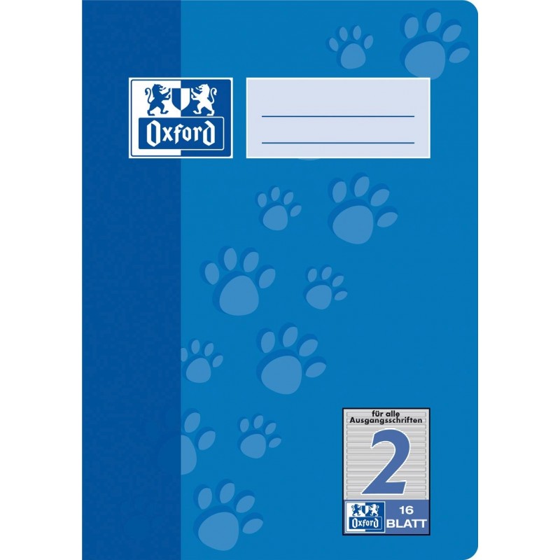 Oxford Schulheft A5 · Lineatur 2 · 90 g/m² · 16 Blatt Oxford Schulheft A5 · Lineatur 2 · 90 g/m² · 16 Blatt