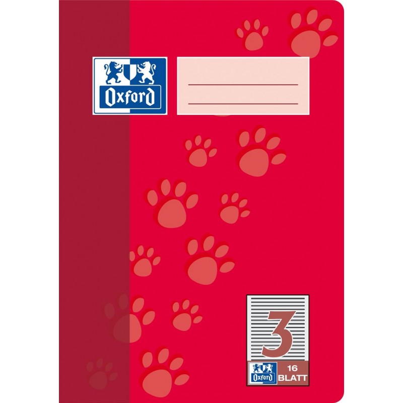 Oxford Schulheft A5 · Lineatur 3 · 90 g/m² · 16 Blatt Oxford Schulheft A5 · Lineatur 3 · 90 g/m² · 16 Blatt