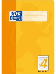 Oxford Schulheft A5 · Lineatur 4 (liniert 9mm) · 90 g/m² · 16 Blatt