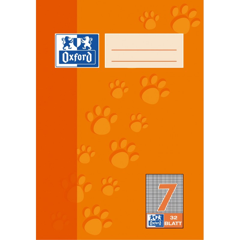 Oxford Doppelheft A5 · Lineatur 7 (kariert 7 mm) · 90 g/m² · 32 Blatt Oxford Doppelheft A5 · Lineatur 7 (kariert 7 mm) · 90 g/m² · 32 Blatt