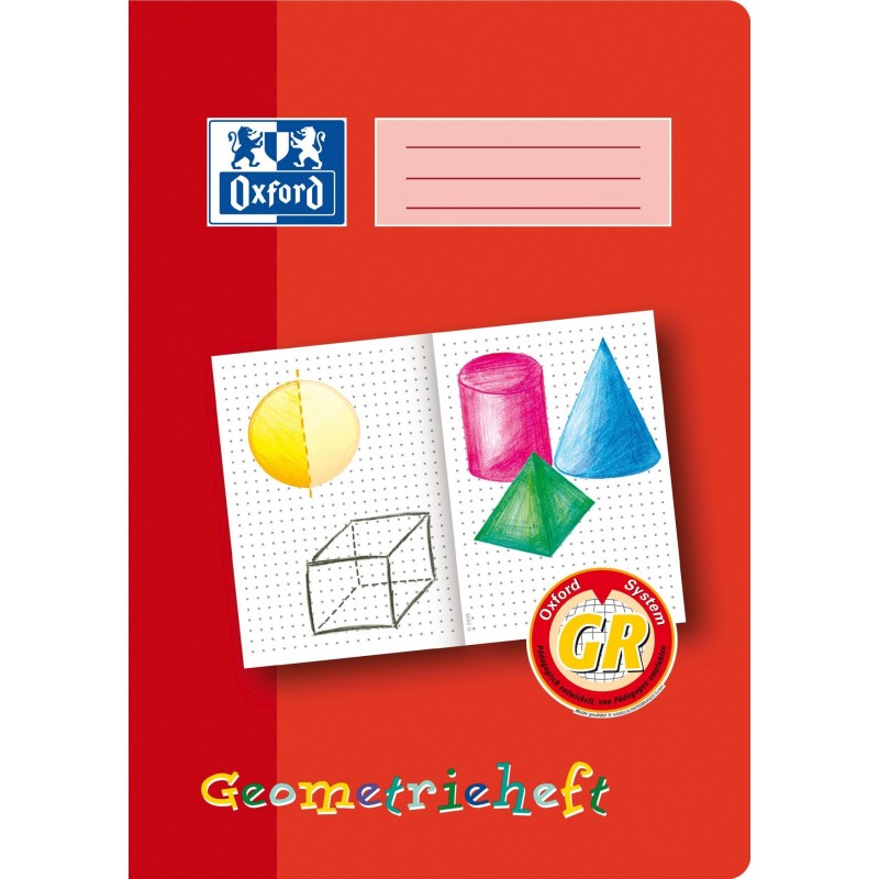 Oxford Geometrieheft A4 · Lineatur GR · 90 g/m² · 16 Blatt Oxford Geometrieheft A4 · Lineatur GR · 90 g/m² · 16 Blatt