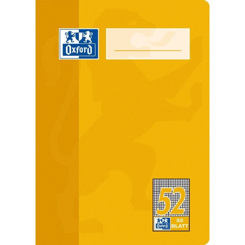 Oxford Oktavheft A6 · Lineatur 52 (kariert) · 90 g/m² · 32 Blatt Oxford Oktavheft A6 · Lineatur 52 (kariert) · 90 g/m² · 32 Blatt