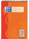 Oxford Schulblock A5 · mit Kopfspirale · Lineatur 7 · 90 g/m² · 40 Blatt