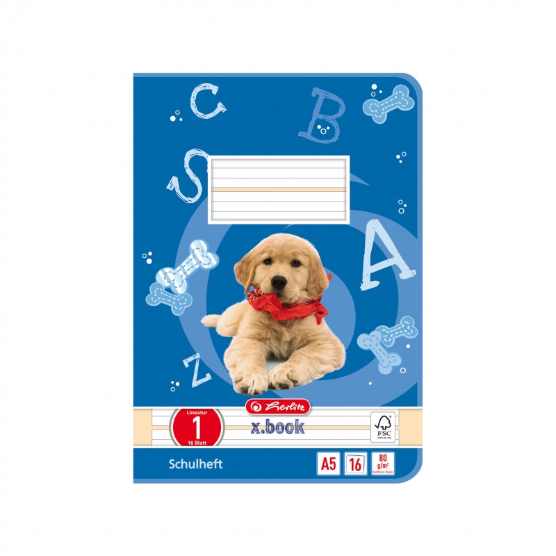 Herlitz Schulheft A5 · 16 Blatt · Lineatur 1 · 80 g/m² · 16 Blatt Herlitz Schulheft A5 · 16 Blatt · Lineatur 1 · 80 g/m² · 16 Blatt