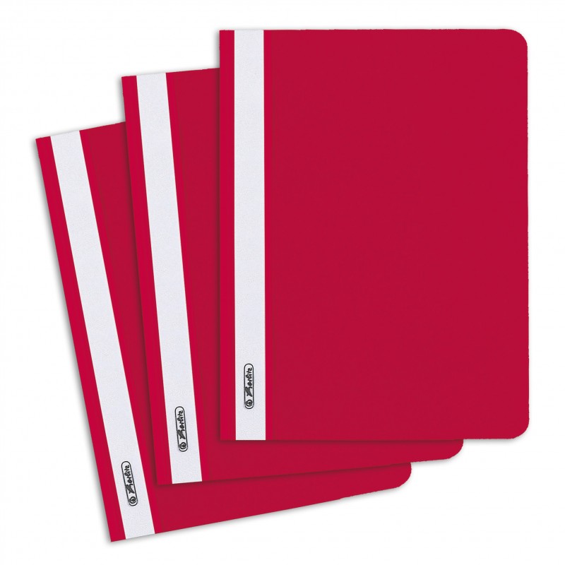 Herlitz Schnellhefter A ·5 PP-Folie · rot Herlitz Schnellhefter A ·5 PP-Folie · rot