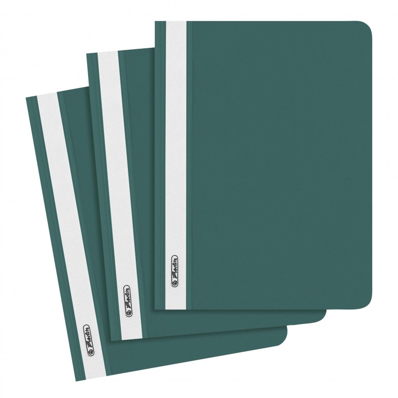 Herlitz Schnellhefter A5 PP-Folie grün Herlitz Schnellhefter A5 PP-Folie grün