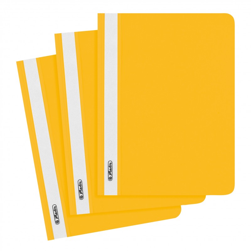 Herlitz Schnellhefter · A5 PP-Folie · gelb Herlitz Schnellhefter · A5 PP-Folie · gelb