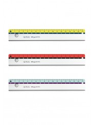 Herlitz Lineal my.pen 17 cm · für Links- und Rechtshänder · 1 Stück Farbe zufällig