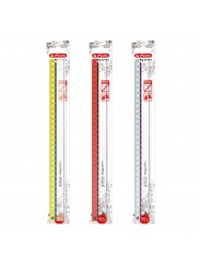 Herlitz Lineal my.pen 30 cm · für Links- und Rechtshänder · 1 Stück Farbe zufällig