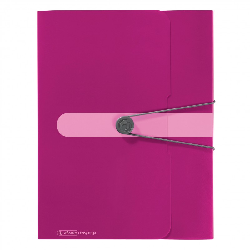 Herlitz Heftsammler A4 PP-Kunststoff · 4 cm easy orga to go · opak beere