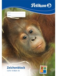 Pelikan Zeichenblock C3/10 · A3 · 100 g/m² · 10 Blatt