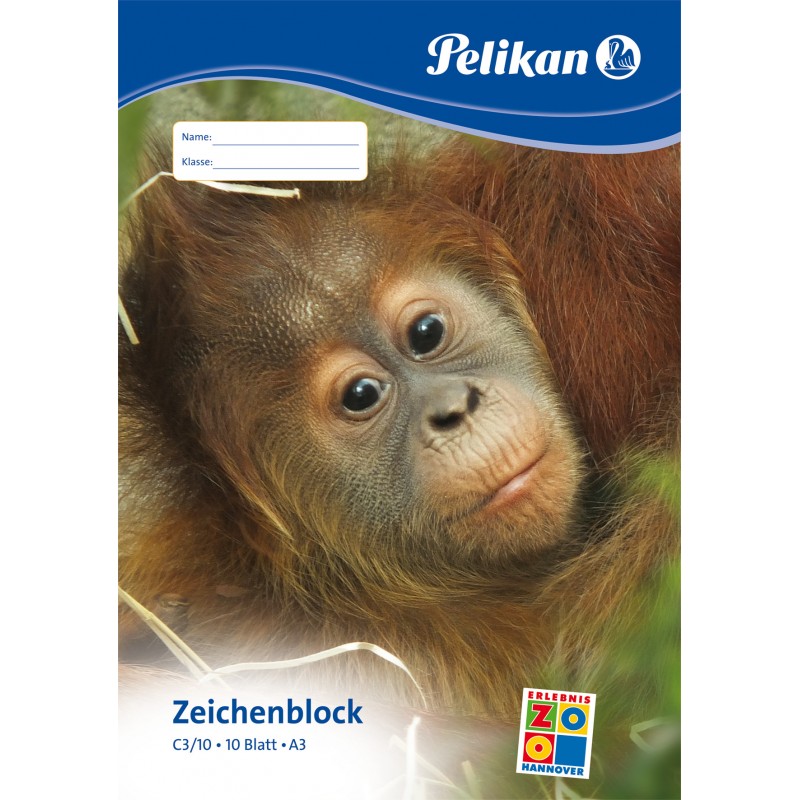 Pelikan Zeichenblock C3/10 · A3 · 100 g/m² · 10 Blatt Pelikan Zeichenblock C3/10 · A3 · 100 g/m² · 10 Blatt