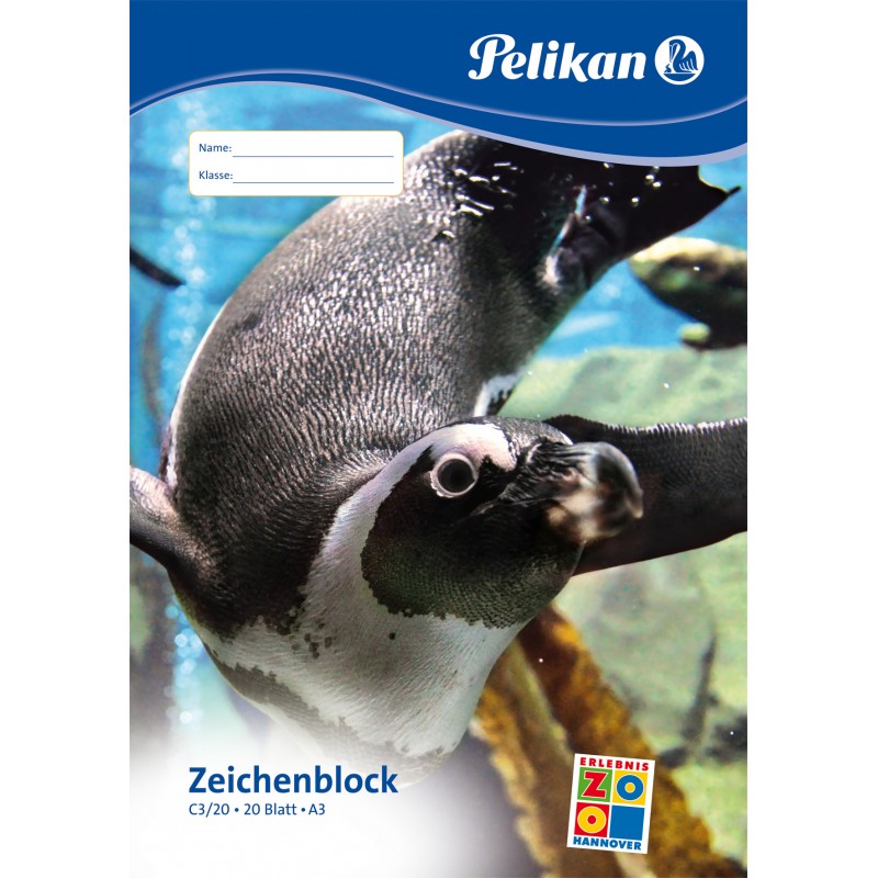 Pelikan Zeichenblock C3/20 · A3 · 100 g/m² ·20 Blatt Pelikan Zeichenblock C3/20 · A3 · 100 g/m² ·20 Blatt