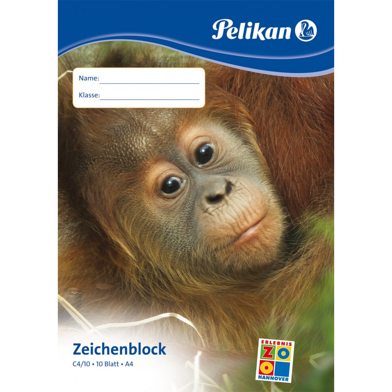 Pelikan Zeichenblock C4/10 · A4 · 100 g/m² ·10 Blatt Pelikan Zeichenblock C4/10 · A4 · 100 g/m² ·10 Blatt