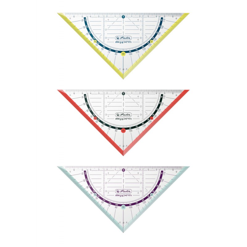 Herlitz Geometriedreieck my.pen · 16 cm · Kunststoff · 1 Stück - Farbe zufällig Herlitz Geometriedreieck my.pen · 16 cm · Kunststoff · 1 Stück - Farbe zufällig