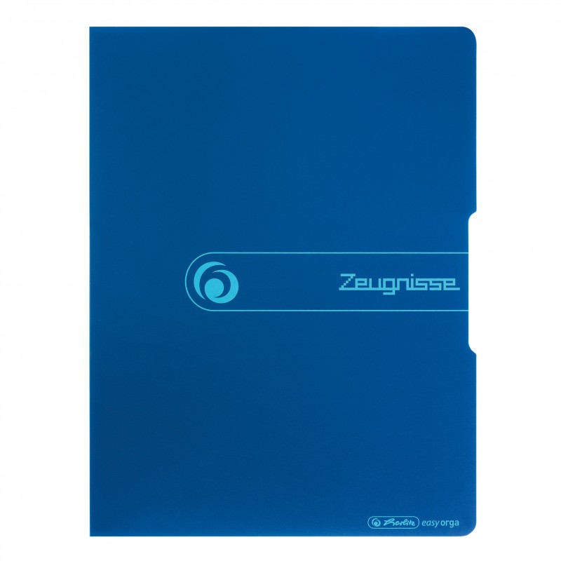 Herlitz Zeugnismappe A4 · 20 Hüllen · blau Herlitz Zeugnismappe A4 · 20 Hüllen · blau
