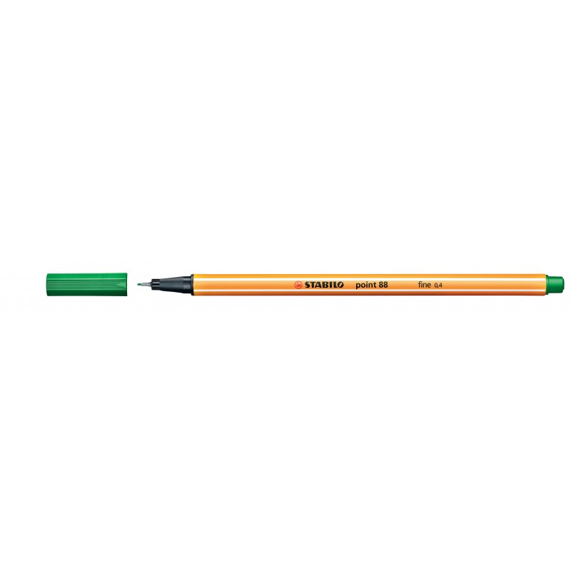 STABILO® Fineliner STABILO® point 88® · 0,4 mm · grün STABILO® Fineliner STABILO® point 88® · 0,4 mm · grün