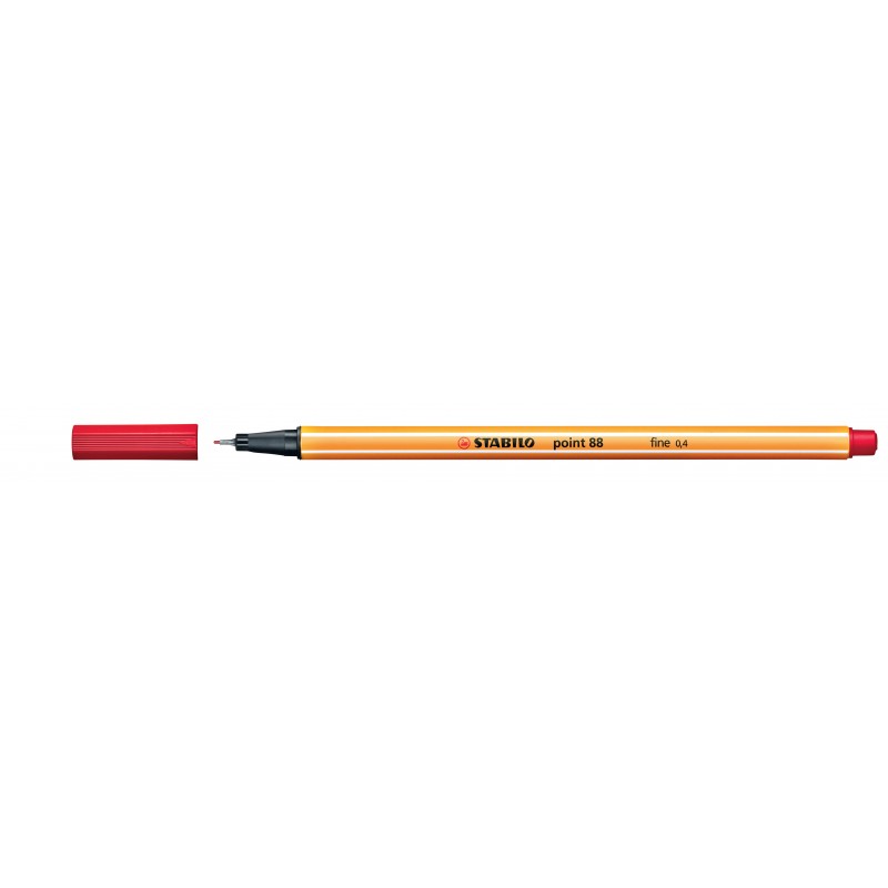 STABILO® Fineliner STABILO® point 88® · 0,4 mm · rot STABILO® Fineliner STABILO® point 88® · 0,4 mm · rot