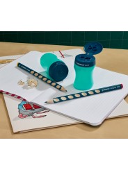 STABILO® Ergonomischer Dosenspitzer STABILO® EASYsharpener · petrol · Rechts-/Linkshänder