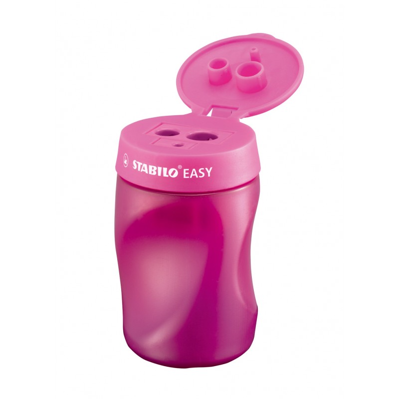 STABILO® Ergonomischer Dosenspitzer STABILO® EASYsharpener · pink · Rechts-/Linkshänder STABILO® Ergonomischer Dosenspitzer STABILO® EASYsharpener · pink · Rechts-/Linkshänder