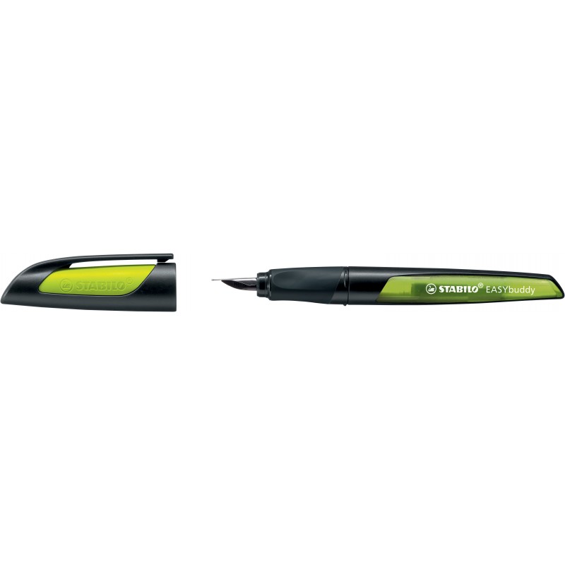 STABILO® Ergonomischer Schulfüller STABILO® EASYbuddy · schwarz/limette - Feder M STABILO® Ergonomischer Schulfüller STABILO® EASYbuddy · schwarz/limette - Feder M