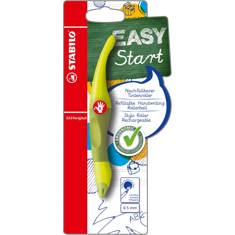 STABILO® Ergonomischer Tintenroller STABILO® EASYoriginal · limette/grün · Rechts-/Linkshänder STABILO® Ergonomischer Tintenroller STABILO® EASYoriginal · limette/grün · Rechts-/Linkshänder