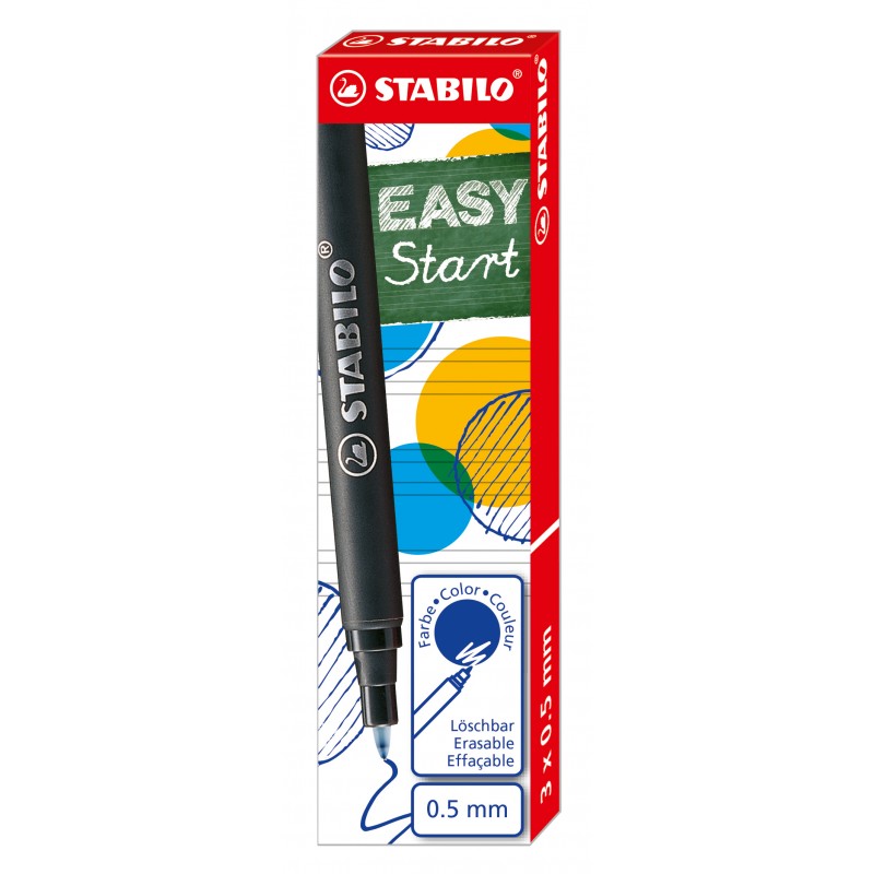 STABILO® Patrone STABILO® EASYoriginal medium · 0,5 mm · blau · Faltschachtel mit 3 Patronen STABILO® Patrone STABILO® EASYoriginal medium · 0,5 mm · blau · Faltschachtel mit 3 Patronen
