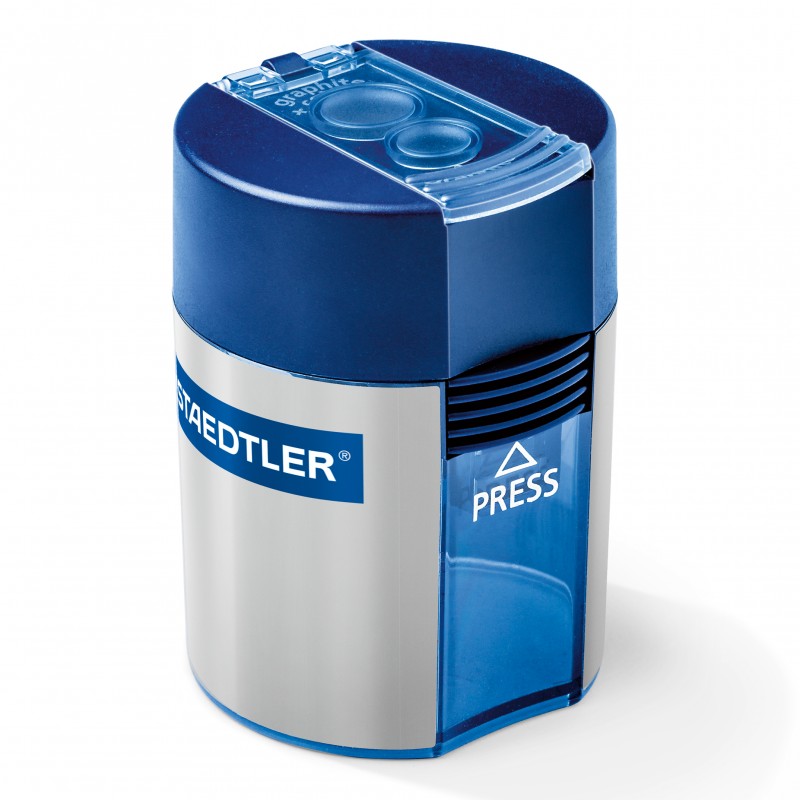 STAEDTLER® Doppel-Spitzdose · 512 001 · 8 ·2 mm Ø (dünn) · 10 ·2 mm Ø (dick) STAEDTLER® Doppel-Spitzdose · 512 001 · 8 ·2 mm Ø (dünn) · 10 ·2 mm Ø (dick)