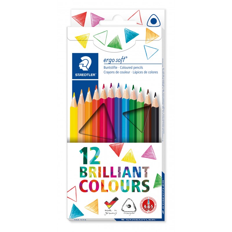 STAEDTLER® Buntstifte ergo soft® 3 mm · Kartonetui mit 12 Farben STAEDTLER® Buntstifte ergo soft® 3 mm · Kartonetui mit 12 Farben