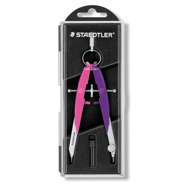 STAEDTLER® Zirkel Mars® comfort Präzisions-Geometriezirkel 556 00-N2 · 225 mm · 154 mm · Neon pink STAEDTLER® Zirkel Mars® comfort Präzisions-Geometriezirkel 556 00-N2 · 225 mm · 154 mm · Neon pink