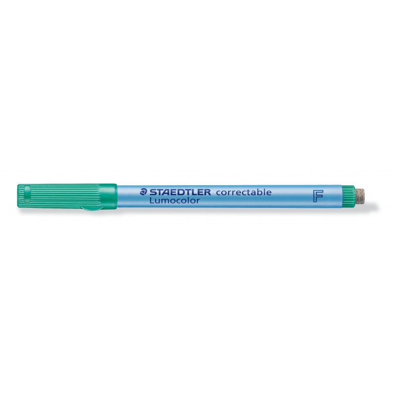 STAEDTLER® Folienstift Lumocolor correctable · F-Spitze ca. 0 ·6 mm · grün