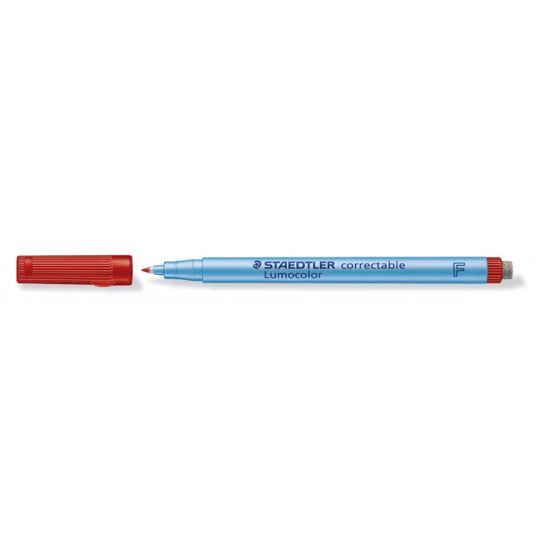 STAEDTLER® Folienstift Lumocolor correctable · F-Spitze ca. 0 ·6 mm · rot STAEDTLER® Folienstift Lumocolor correctable · F-Spitze ca. 0 ·6 mm · rot