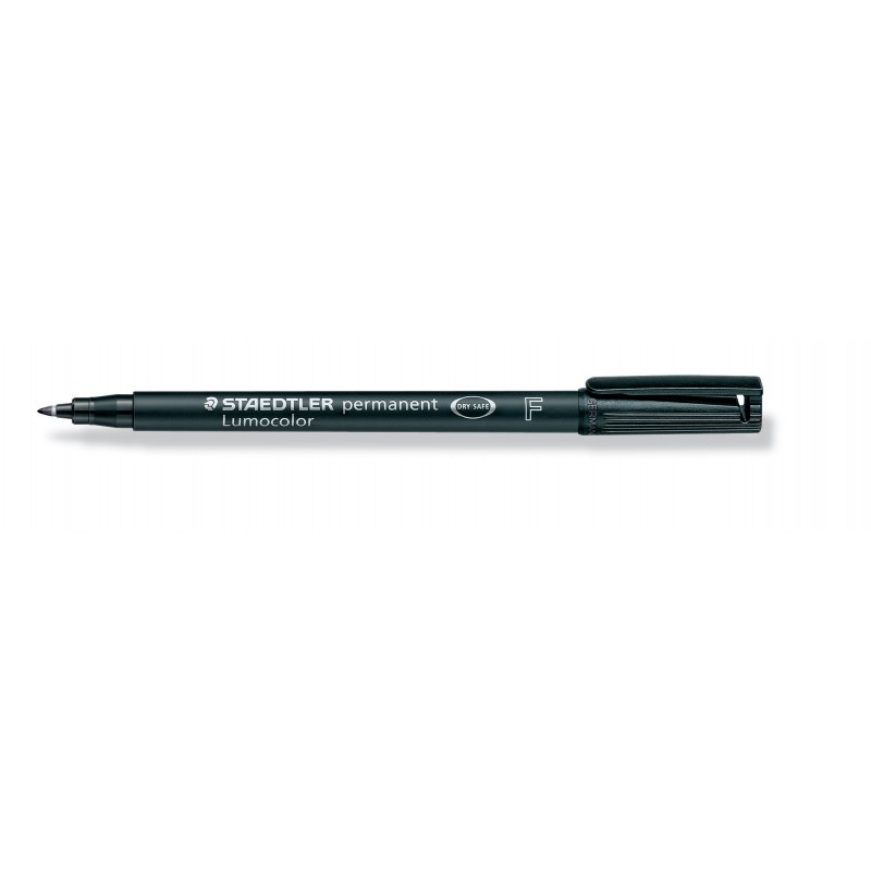 STAEDTLER® Permanentschreiber Lumocolor permanent · feine F-Spitze ca. 0 ·6 mm · schwarz STAEDTLER® Permanentschreiber Lumocolor permanent · feine F-Spitze ca. 0 ·6 mm · schwarz