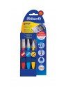 Pelikan Schulpinsel Starter-Set Mit 5 Pinseln · Borstenpinsel Gr. 6+12 · Haarpinsel Gr. 6