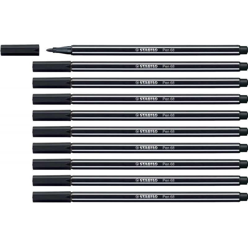 STABILO® Premium-Filzstift STABILO® Pen 68 · schwarz