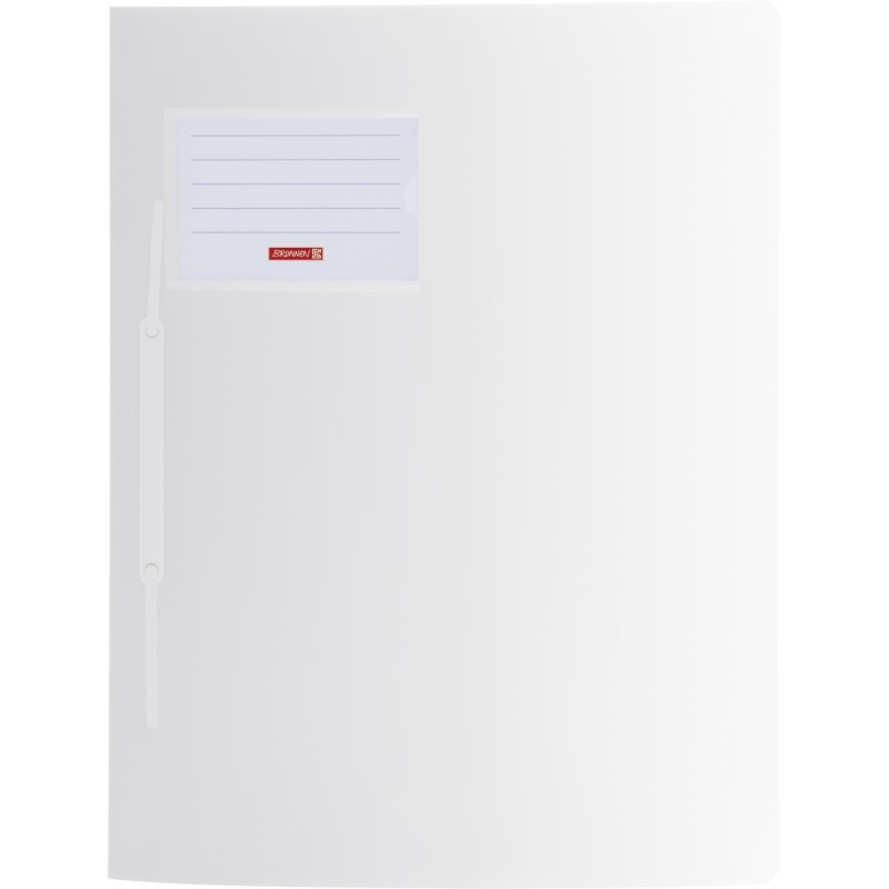 BRUNNEN Schnellhefter · DIN A4 · FACT! PP-Folie · extrastark · weiß BRUNNEN Schnellhefter · DIN A4 · FACT! PP-Folie · extrastark · weiß