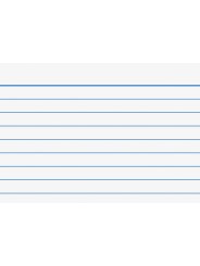 BRUNNEN Karteikarte A8 liniert weiß 200 St