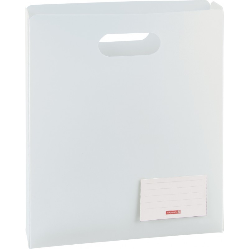 BRUNNEN Heftbox für DIN A4 · offen · transzulente PP-Folie · weiß BRUNNEN Heftbox für DIN A4 · offen · transzulente PP-Folie · weiß