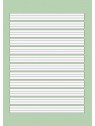 BRUNNEN Schulblock A5 · Lineatur 2 · kopfverleimt · gelocht · 80 g/m² · 50 Blatt - Motiv zufällig