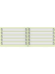 BRUNNEN Schulheft · DIN A5 · quer Lin 0 (Häuschen) · 80 g/m² · 16 Blatt
