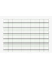 BRUNNEN Notenheft · DIN A5 quer · Star Lineatur 14 · 8 Blatt