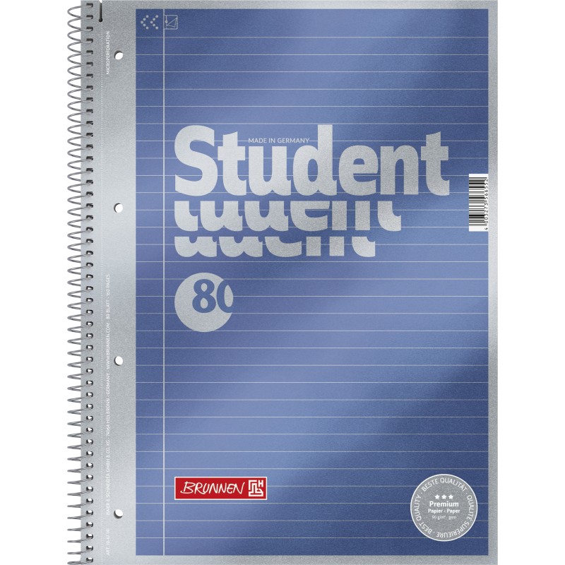 BRUNNEN Premium-Collegeblock · DIN A4 · Lineatur 21 · liniert BRUNNEN Premium-Collegeblock · DIN A4 · Lineatur 21 · liniert