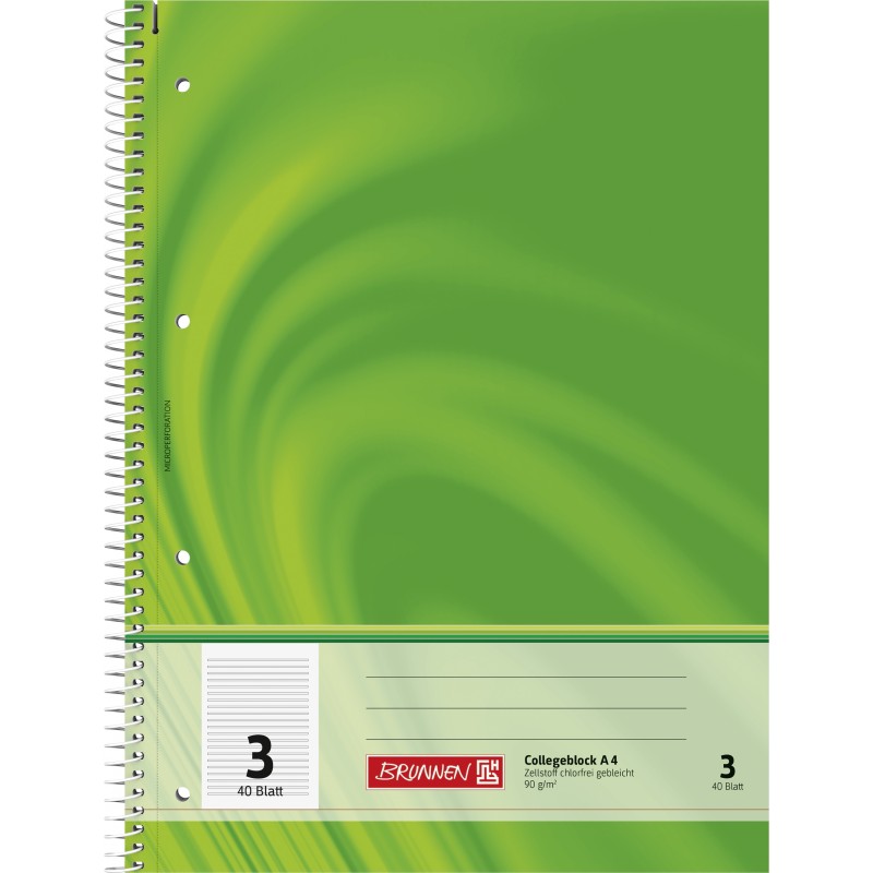 BRUNNEN Collegeblock · DIN A4 · Vivendi Lineatur 3 BRUNNEN Collegeblock · DIN A4 · Vivendi Lineatur 3