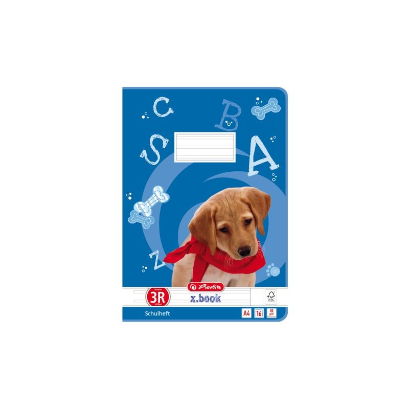Herlitz Schulheft A4 · Lineatur 3R · 80 g/m² · 16 Blatt Herlitz Schulheft A4 · Lineatur 3R · 80 g/m² · 16 Blatt