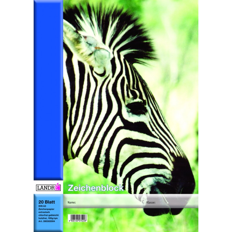 Landré Landré Zeichenblock · A3 · 20 Blatt · 100 g/m² Landré Landré Zeichenblock · A3 · 20 Blatt · 100 g/m²